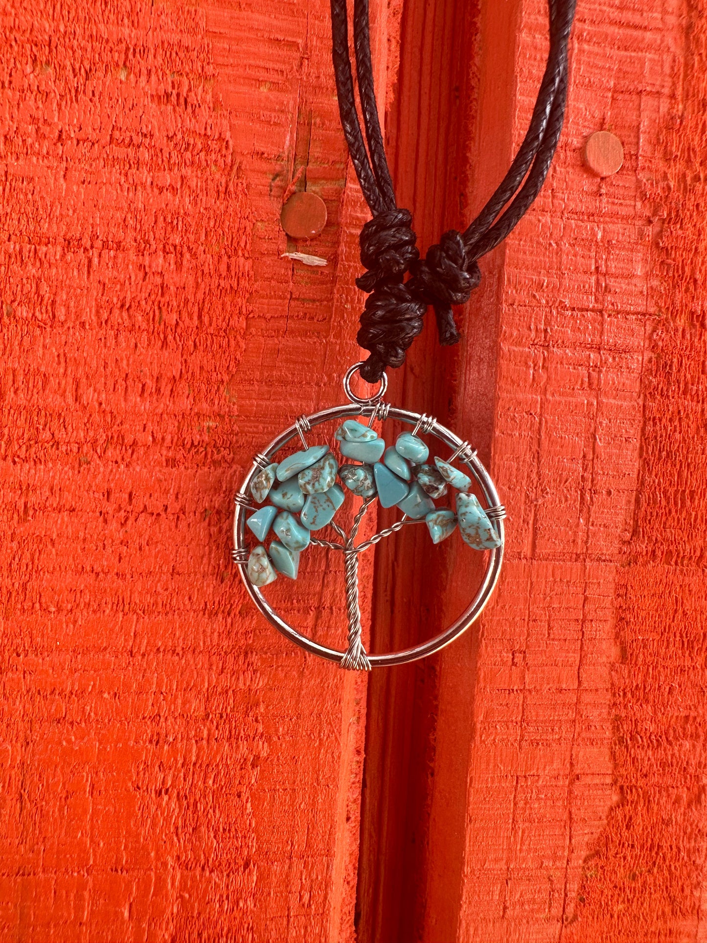 Tree of Life Gemstone Necklace