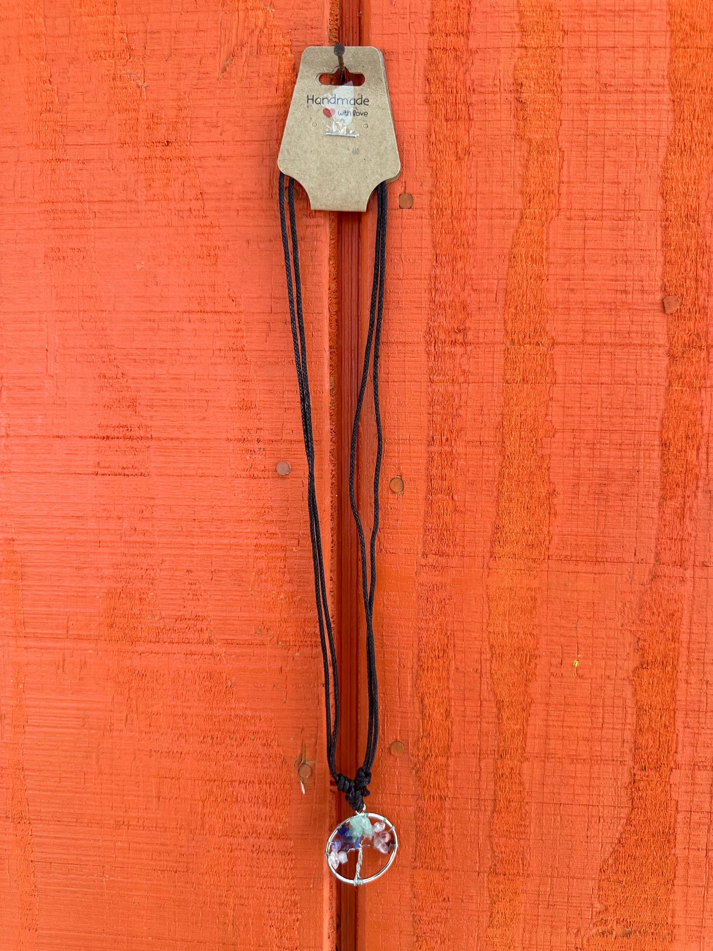 Tree of Life Gemstone Necklace