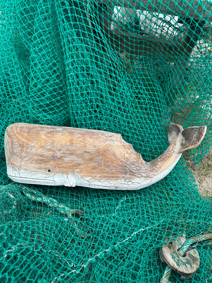 Wooden Whale Home Decor – 5 Colors Available