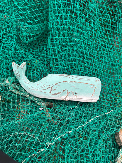 Wooden Whale Home Decor – 5 Colors Available