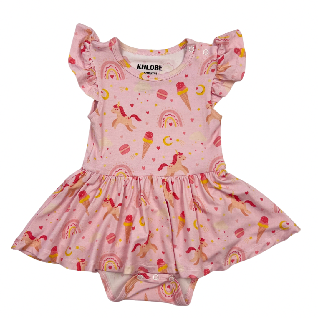 Ruffle Dress Short Sleeve