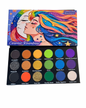 Cosmic Rainbow 18‑Shade Eyeshadow Palette – Celestial Hues & Glitter