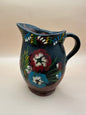 Vintage Mexican Folk Art Handcrafted Pitcher