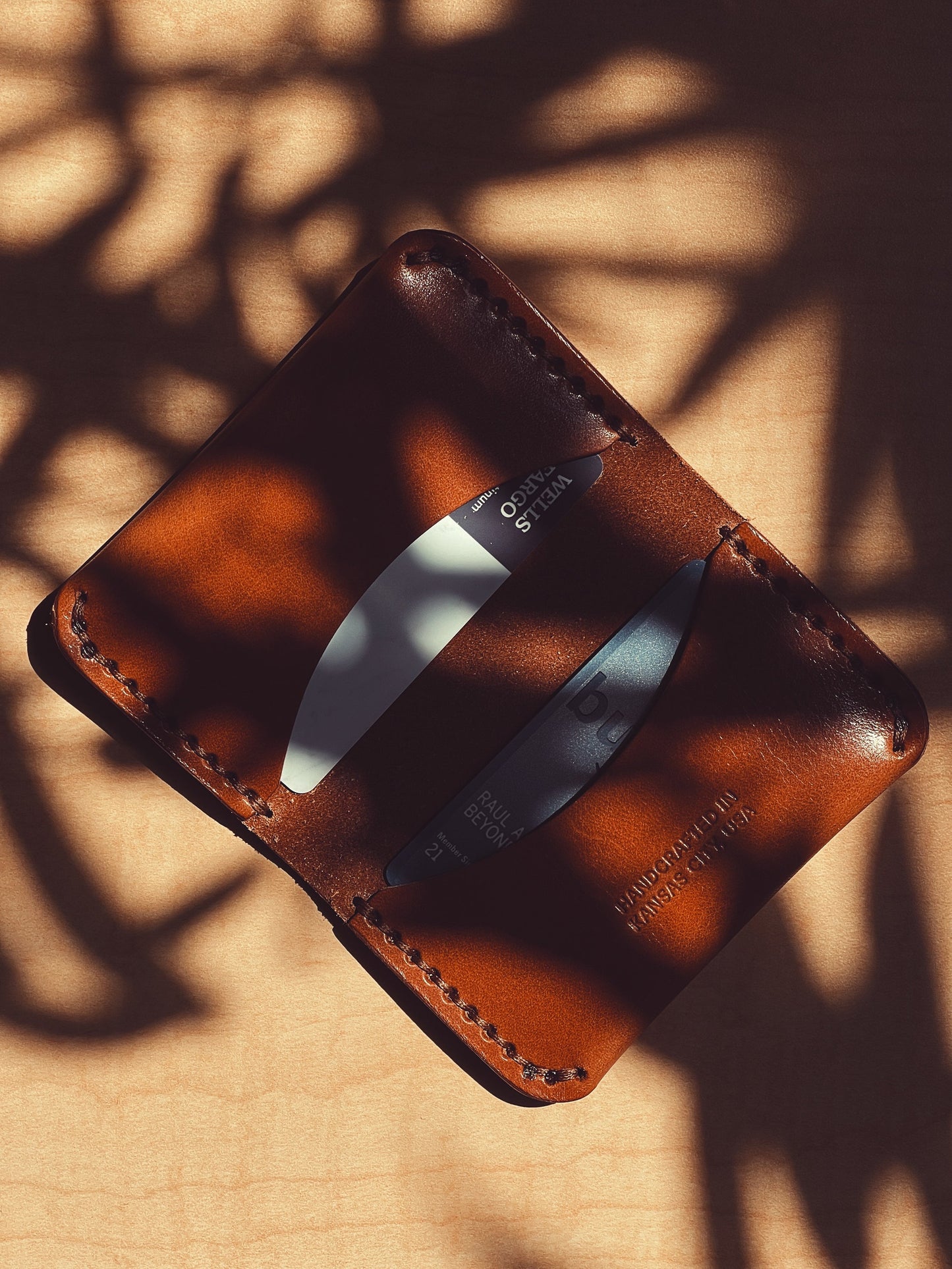 Leather Bifold Wallet | Blankets | Kitchen + Metal