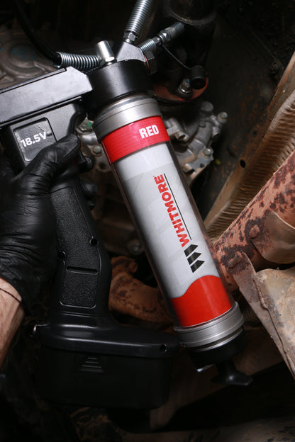 OilSafe | Battery Grease Gun | Clear Color Coded Cartridge