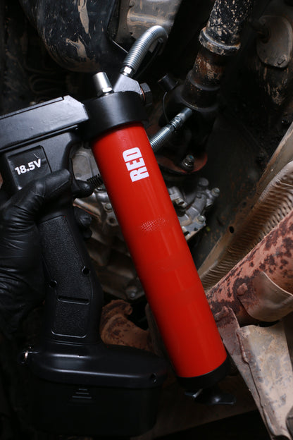 OilSafe | Battery Grease Gun |Steel Color Coded Cartridge
