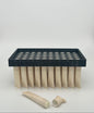 Reusable Filling Tray for Squeeze-Up Lip Balm Tubes