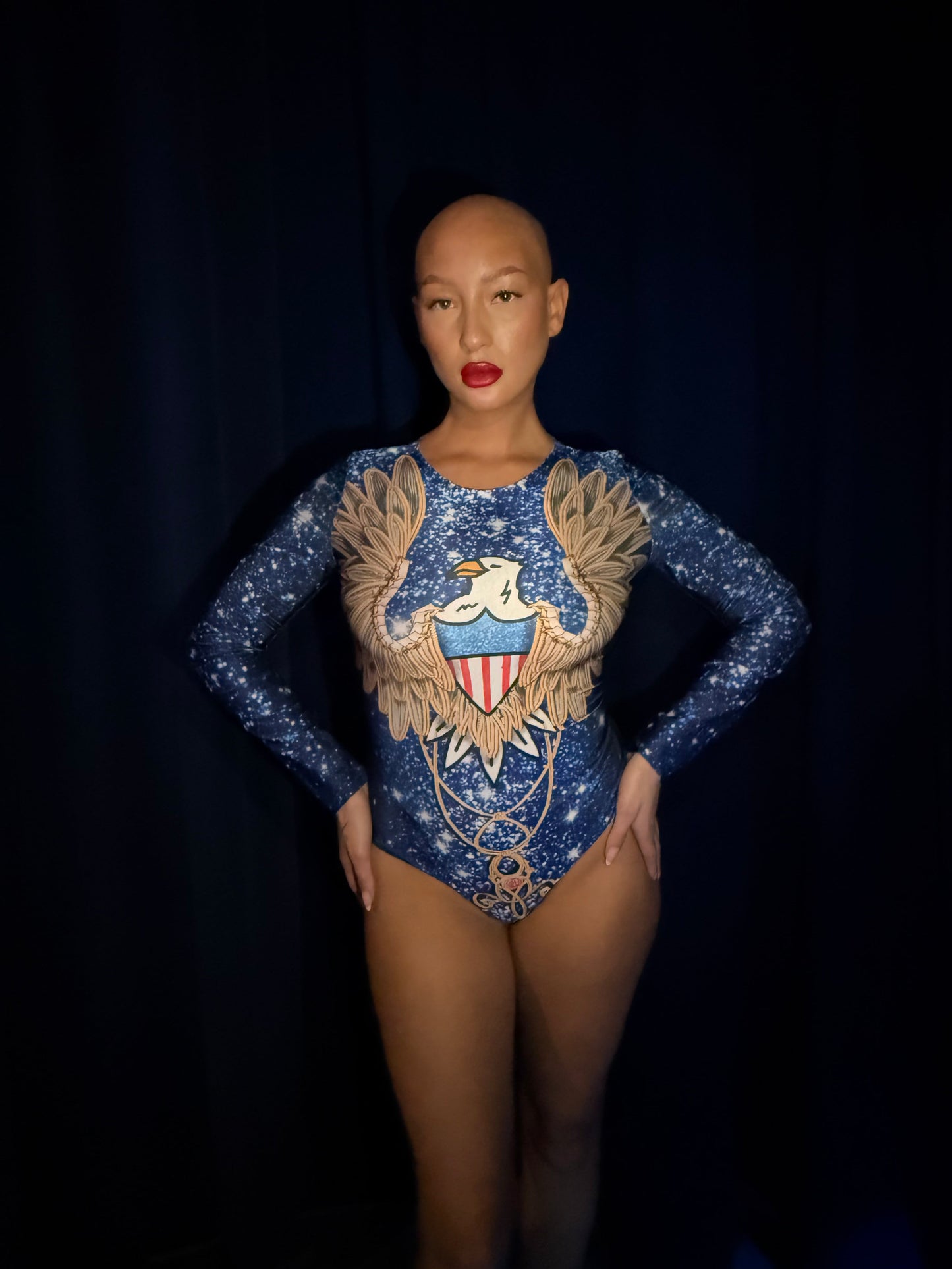 EAGLE  One-Piece Swimsuit / Bodysuit with sleeves