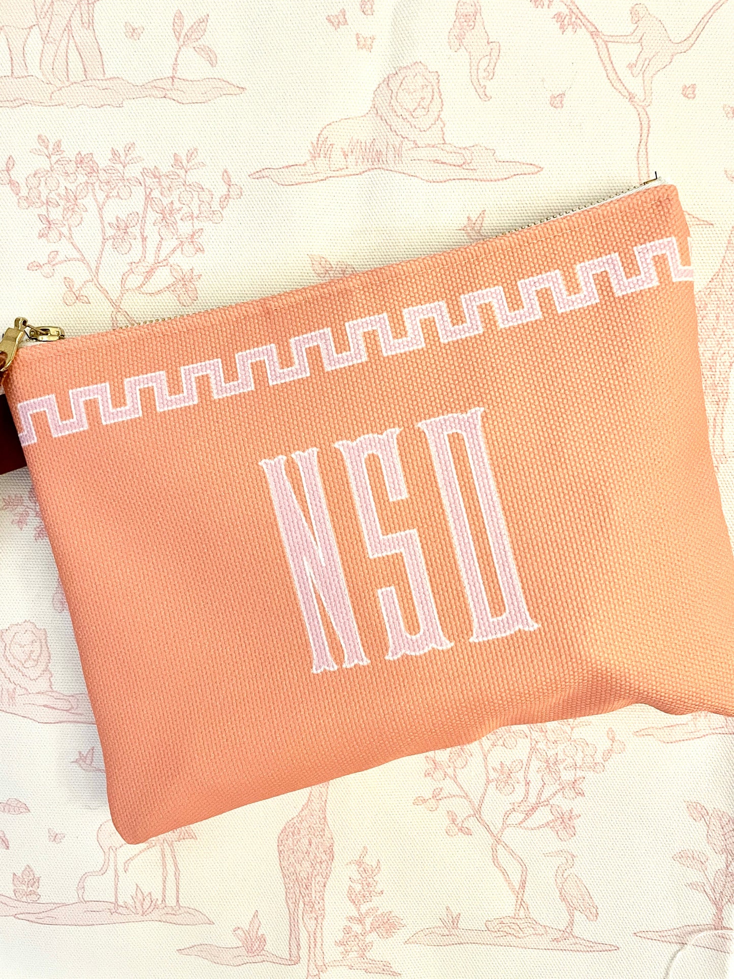 Solid Zipper Pouch