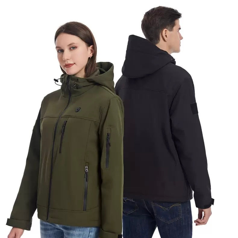 10-Zone Softshell Heated Jacket Waterproof Winter Coat｜LITEGUEST™