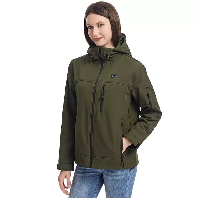10-Zone Softshell Heated Jacket Waterproof Winter Coat｜LITEGUEST™