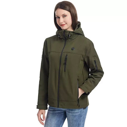 10-Zone Softshell Heated Jacket Waterproof Winter Coat｜LITEGUEST™
