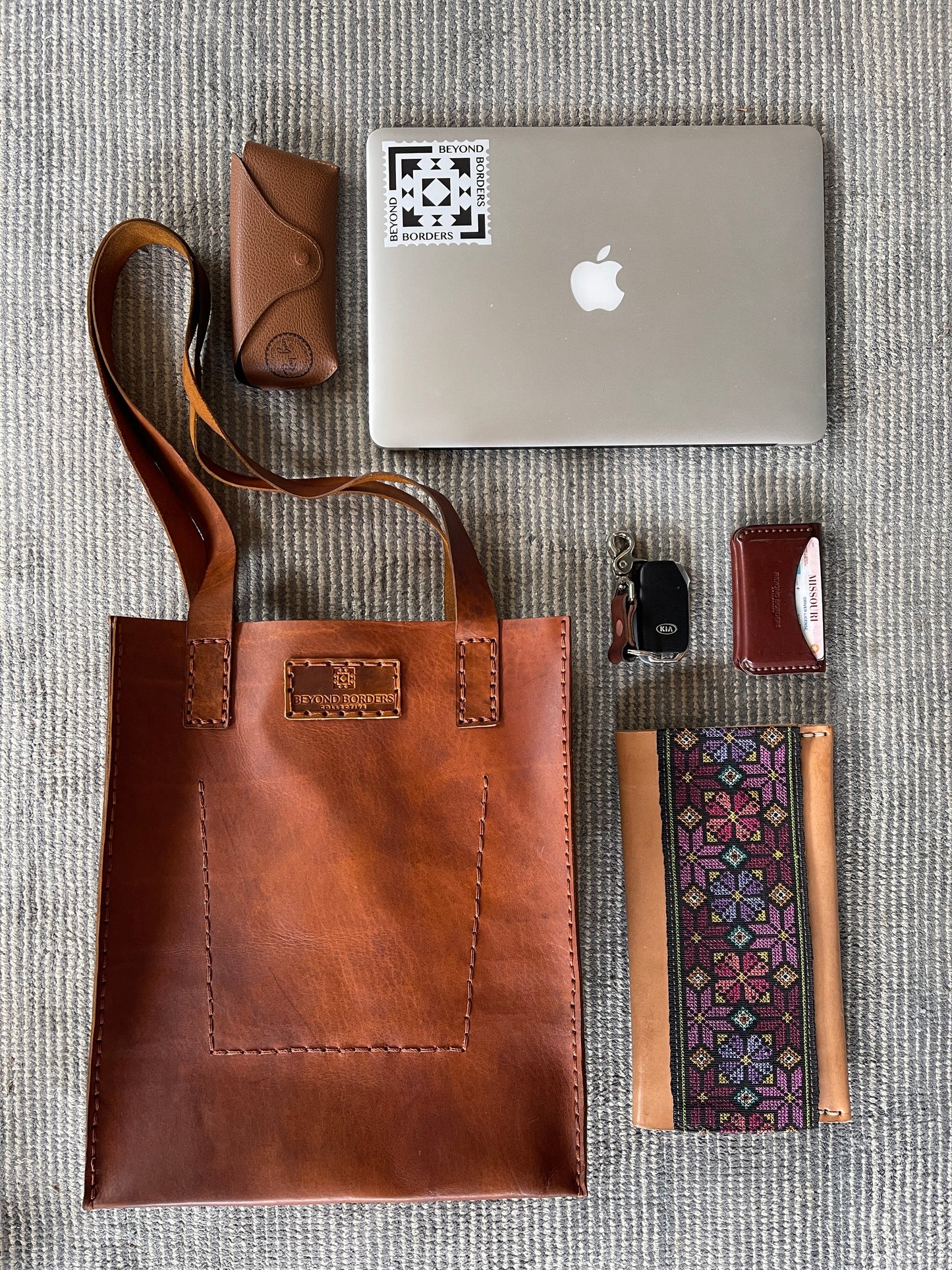 Leather Tote Bag | Kitchen + Metal
