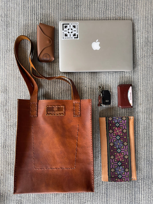 Leather Tote Bag | Kitchen + Metal
