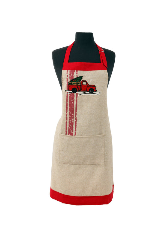 ML17131 Christmas Truck Apron