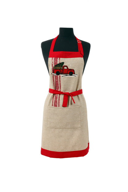 ML17131 Christmas Truck Apron