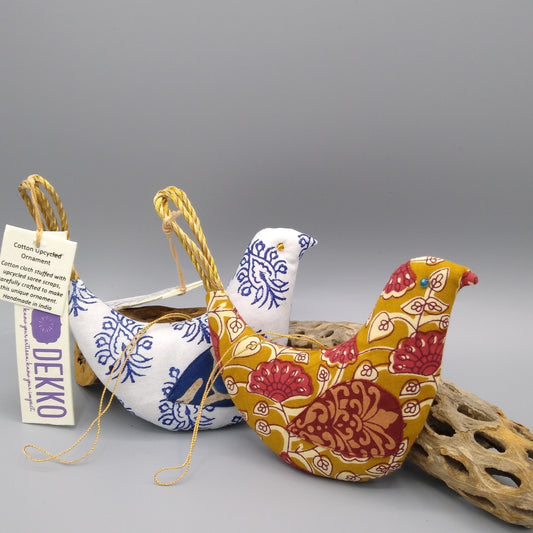 Cotton Bird Ornaments