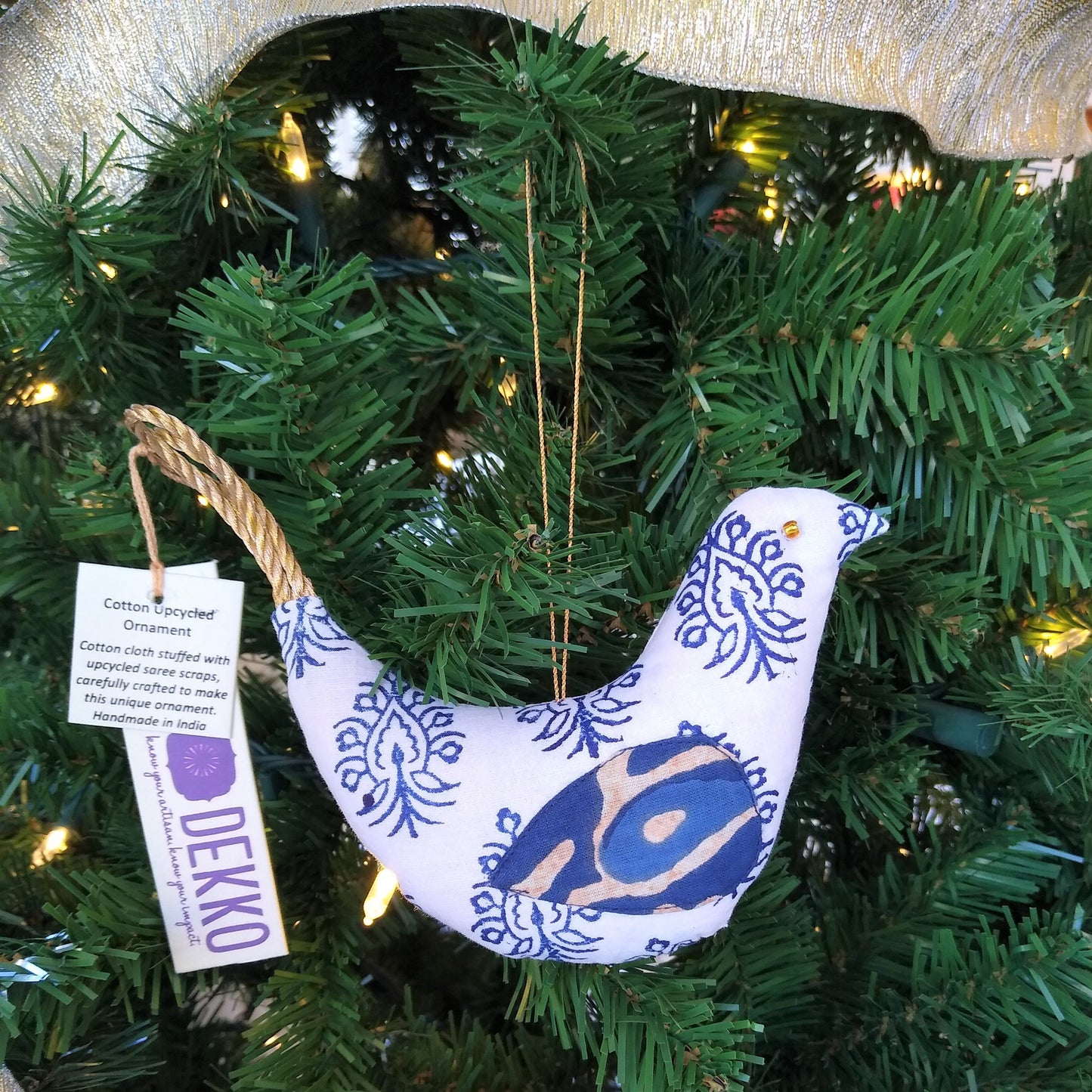 Cotton Bird Ornaments