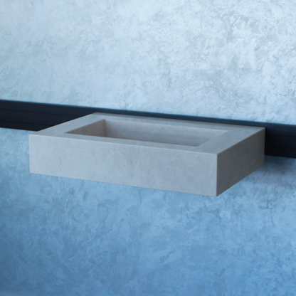 HANDCRAFTED LIGHT PEARL CUSTOM MARBLE SINK (NS-036)