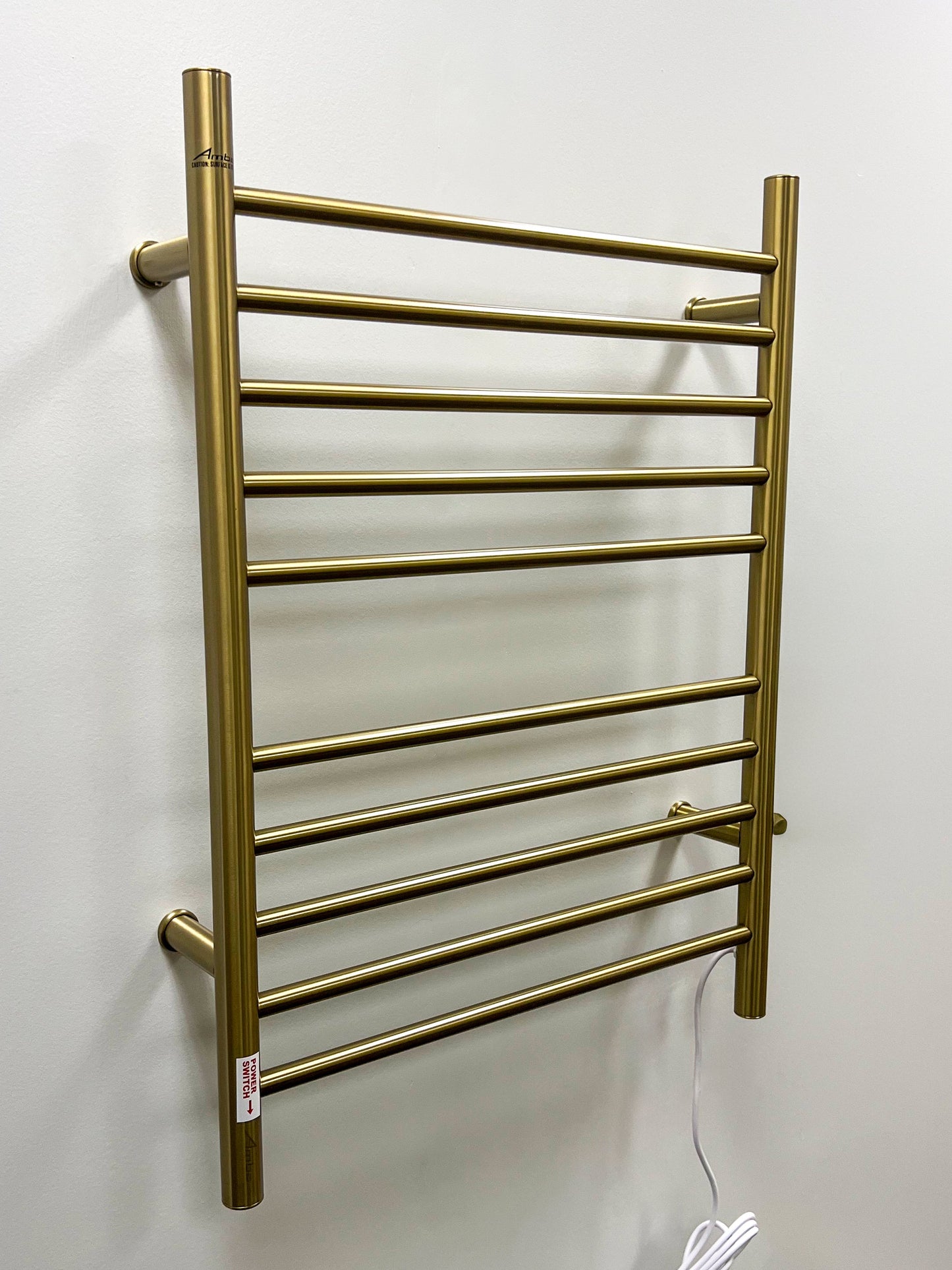Radiant Hardwired + Plug-in Combo Straight 10 Bar Towel Warmer