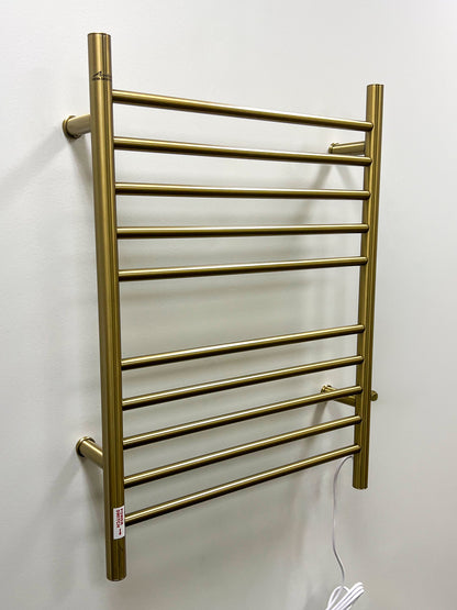 Radiant Hardwired + Plug-in Combo Straight 10 Bar Towel Warmer