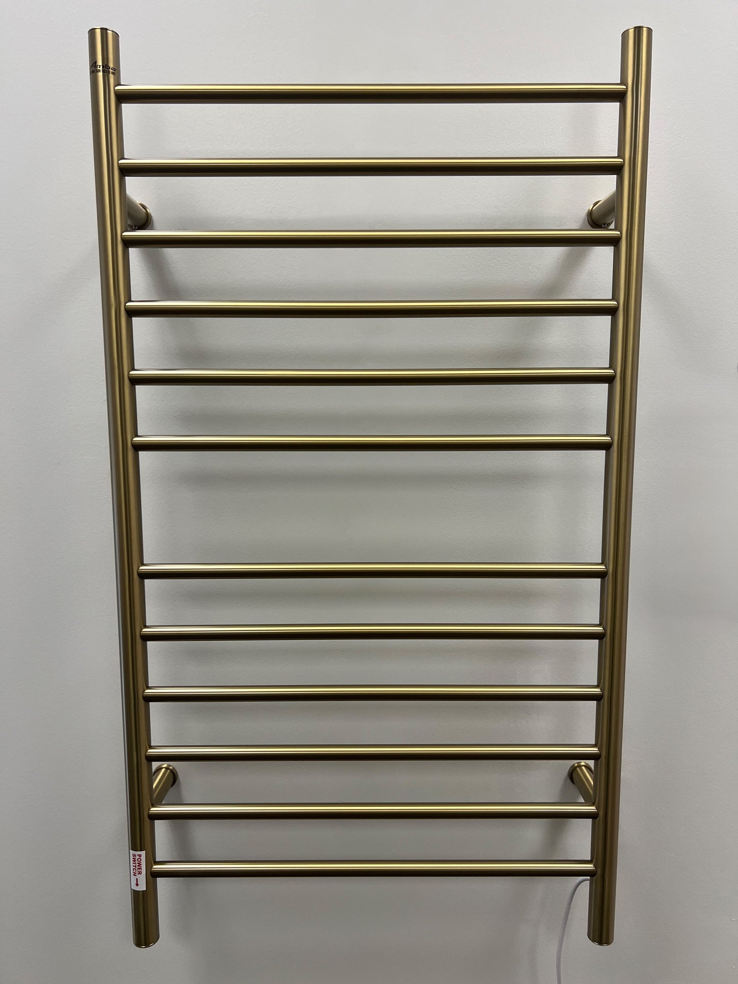 Radiant Large Hardwired + Plug-in Combo Straight 12 Bar Towel Warmer