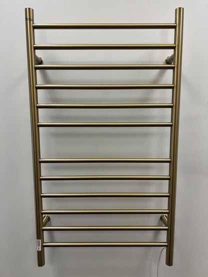 Radiant Large Hardwired + Plug-in Combo Straight 12 Bar Towel Warmer