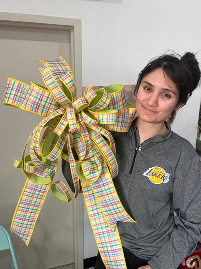 2.5"X10YD WATERCOLOR PLAID/FUSED MULTI