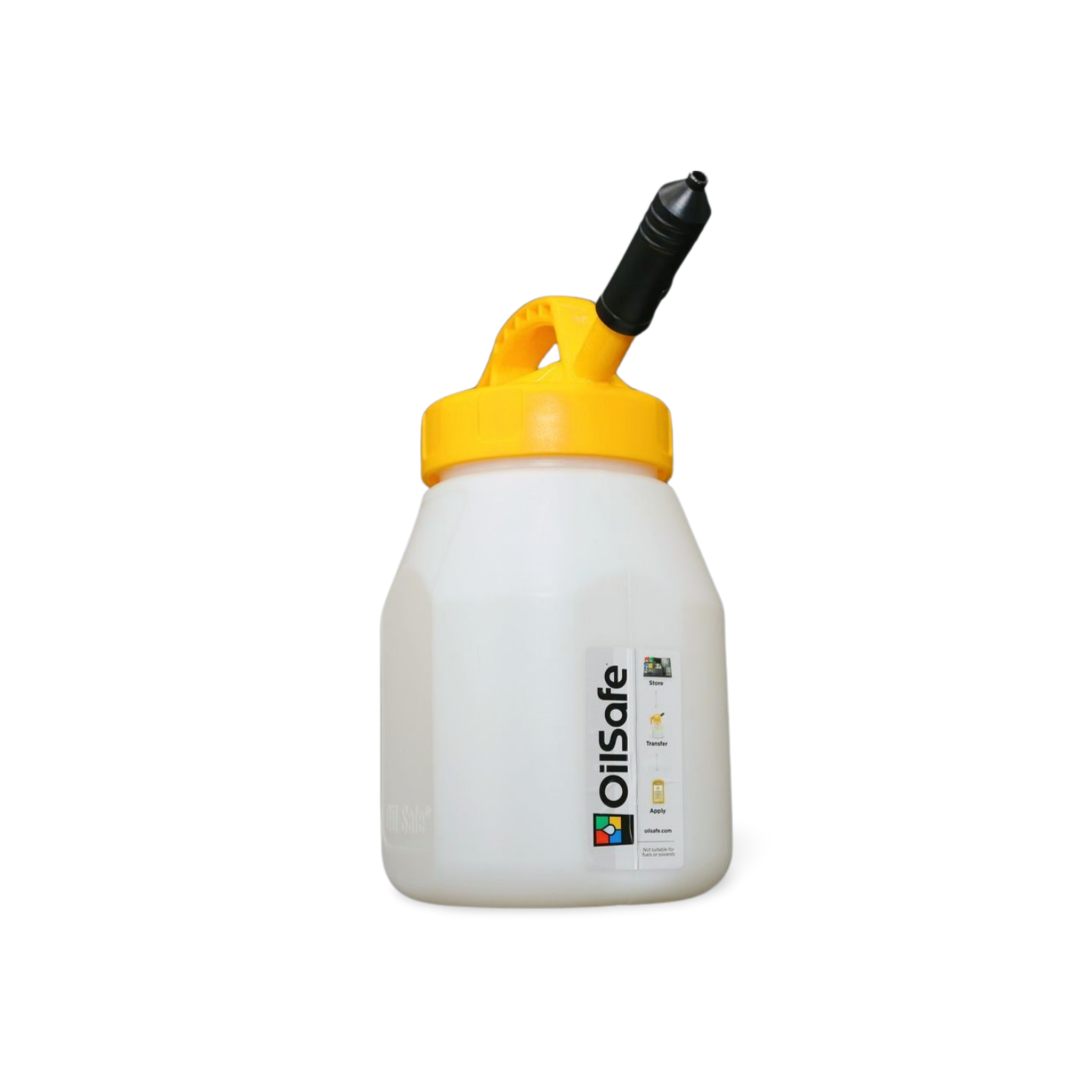 OilSafe |  Stretch Spout  | Controlled-Flow Oil Transfer Lid