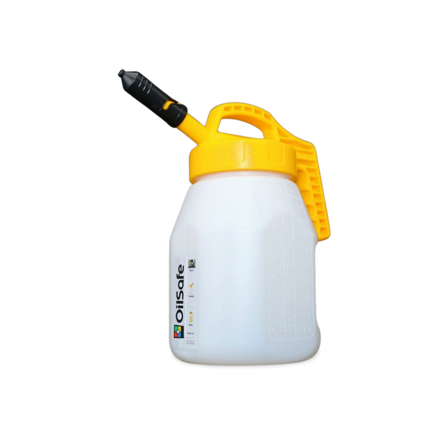 OilSafe |  Stretch Spout  | Controlled-Flow Oil Transfer Lid