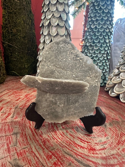 Elephant Ear Selenite Gypsum Quartz Mineral