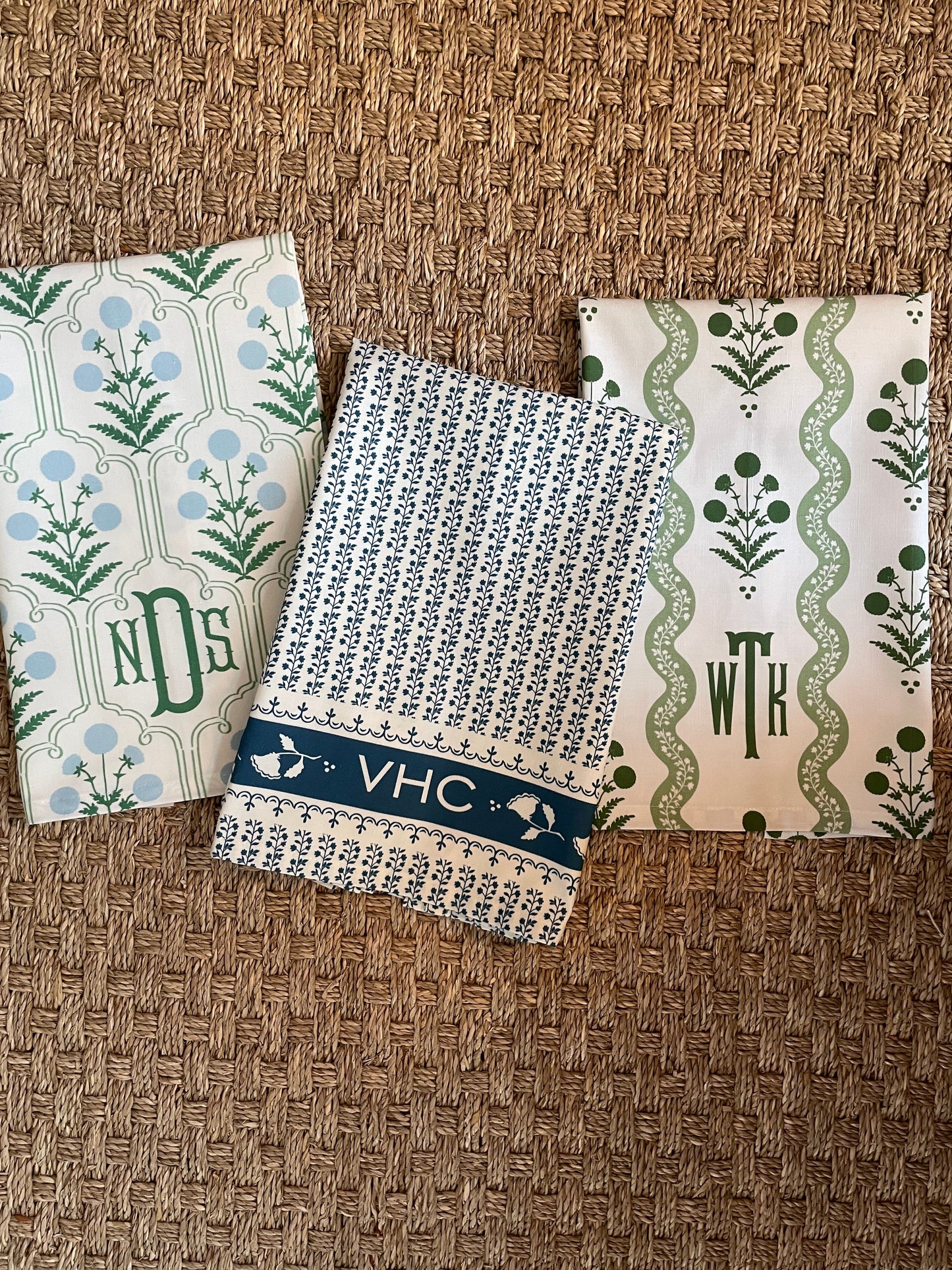Monogrammed Kitchen Towels