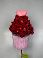 Heart Cupcake  Red/Pink