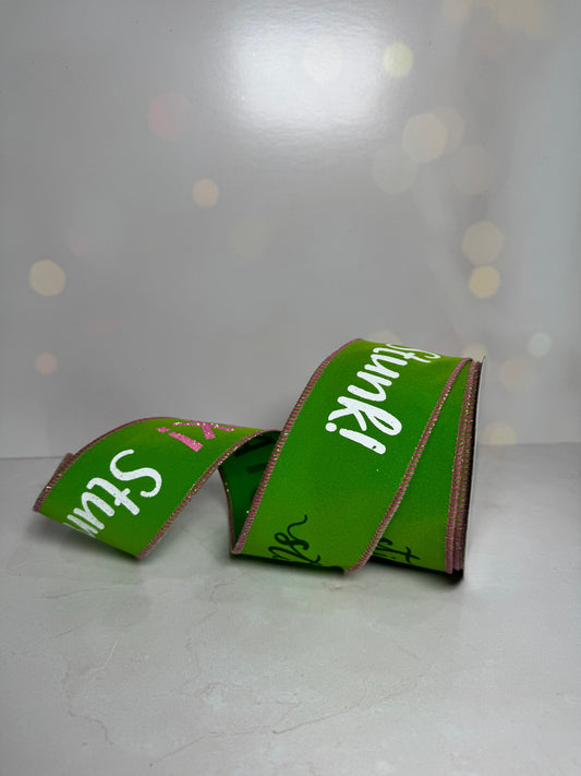 2.5"X10YD STINK STANK STUNK/VLT LIME/PINK/WHITE/EMERALD