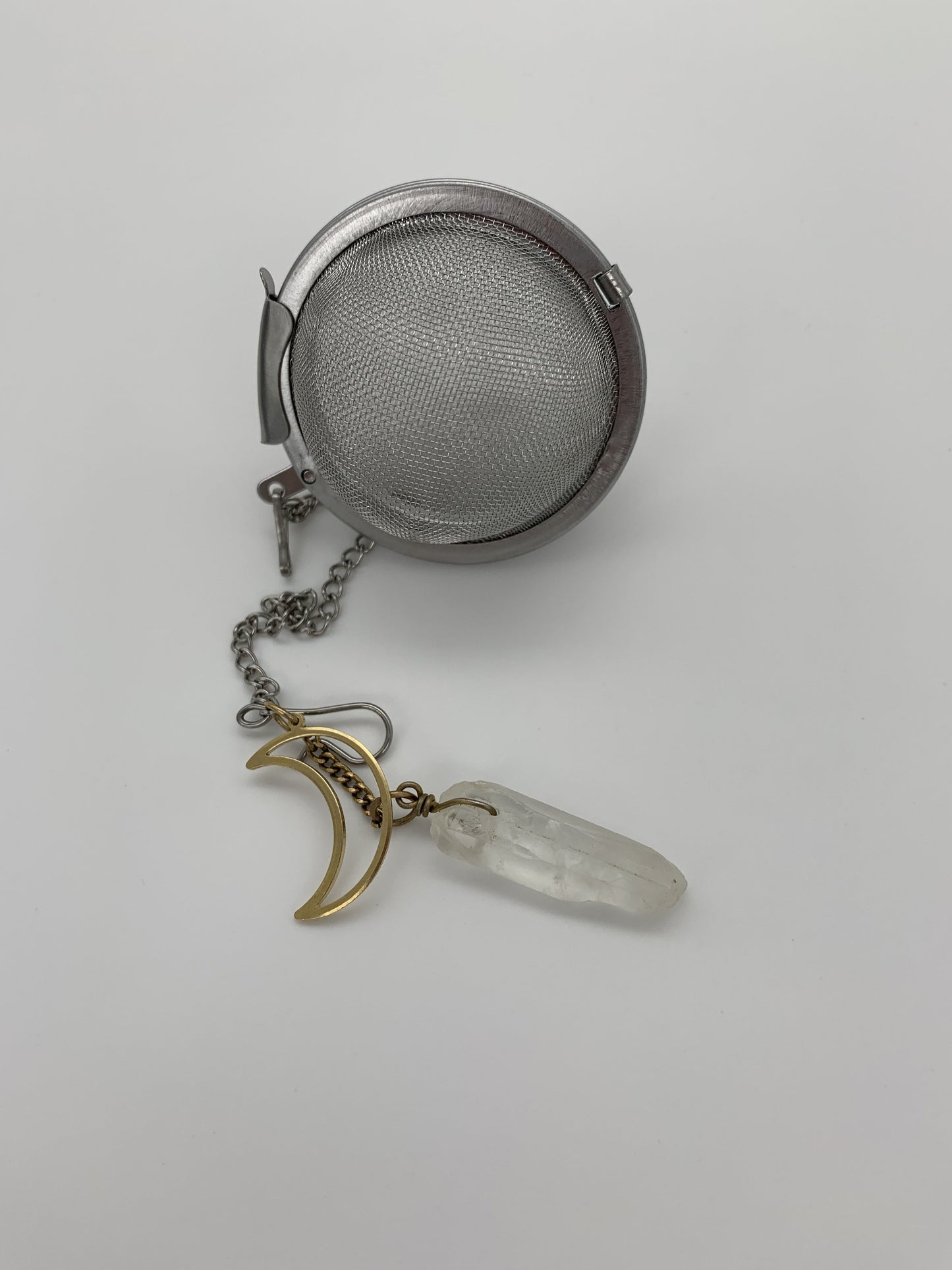 Quartz Crystal Tea Infuser | Coffee Beans | Kitchen + Metal