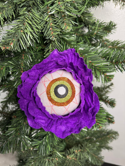 Eye Ball Flower Stem  Purple