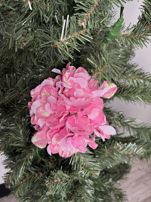 Glossy Hydrangea Stem Pink
