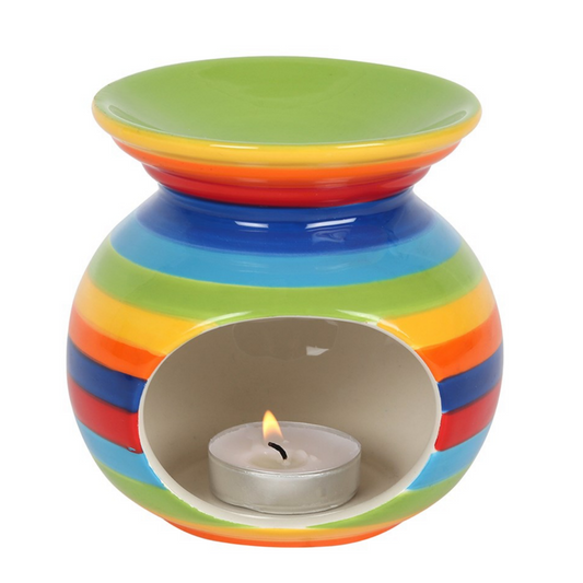 Rainbow Wax Melt Essential Oil Burner Warmer