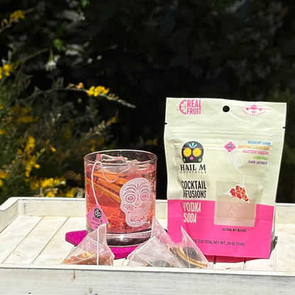 Vodka Soda Infusion Kit – Sugar Free Travel Cocktail Tea Bags
