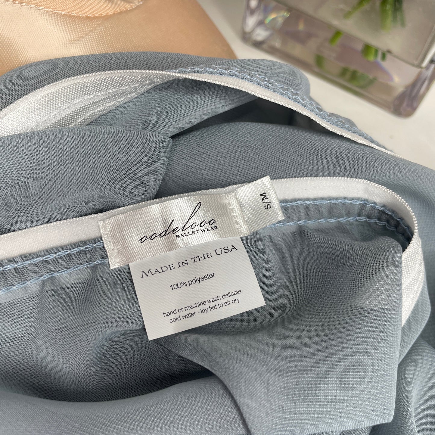 Glacier Blue Chiffon Ballet Wrap Skirt - Contemporary