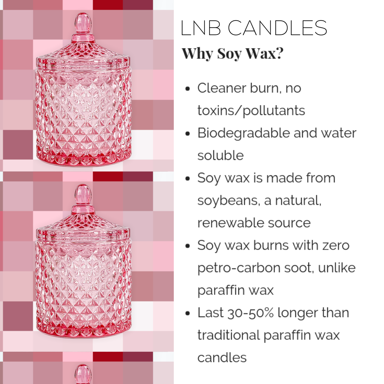 LOVE Scented Candle Home Decor Designer Inspired by Romance