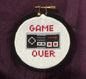 Game Over Controller Counted Cross Stitch DIY Kit, Pattern and