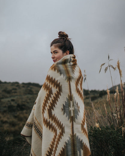 Shuar Blanket - Dusty | Blankets | Kitchen + Metal