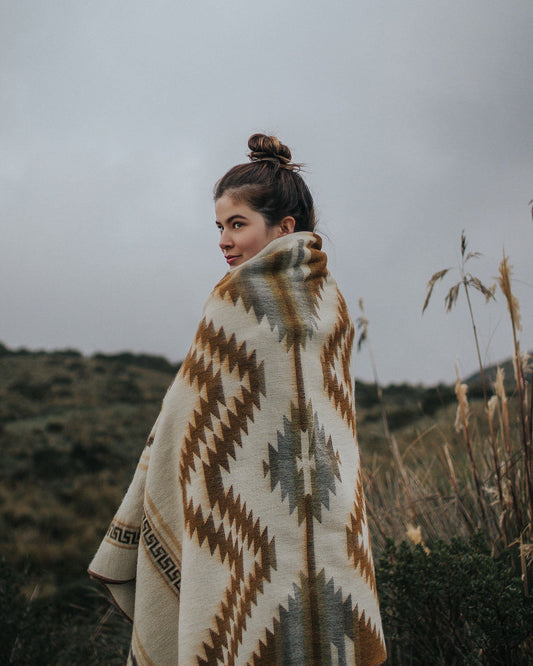 Shuar Blanket - Dusty | Blankets | Kitchen + Metal