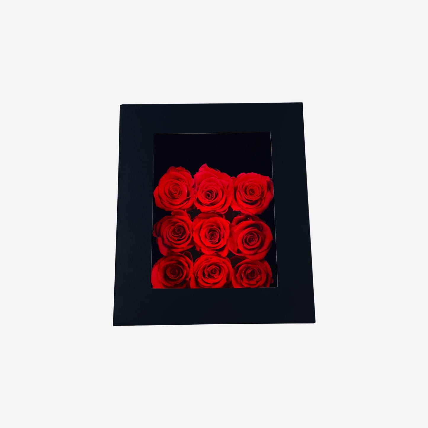 Trapezoid Black Box | Red Roses