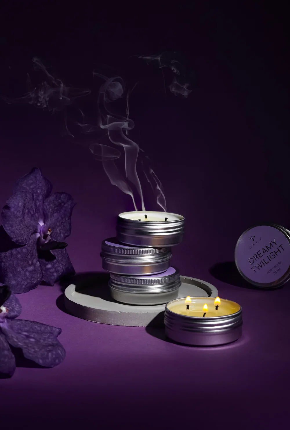 Serenite Flame Spa Candle - DNKa
