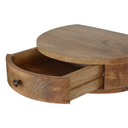 Wall Mounted Rounded Nightsand