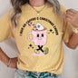 I Run On Coffee, Christmas Cheer, Retro, Comfort Colors, Tshirt