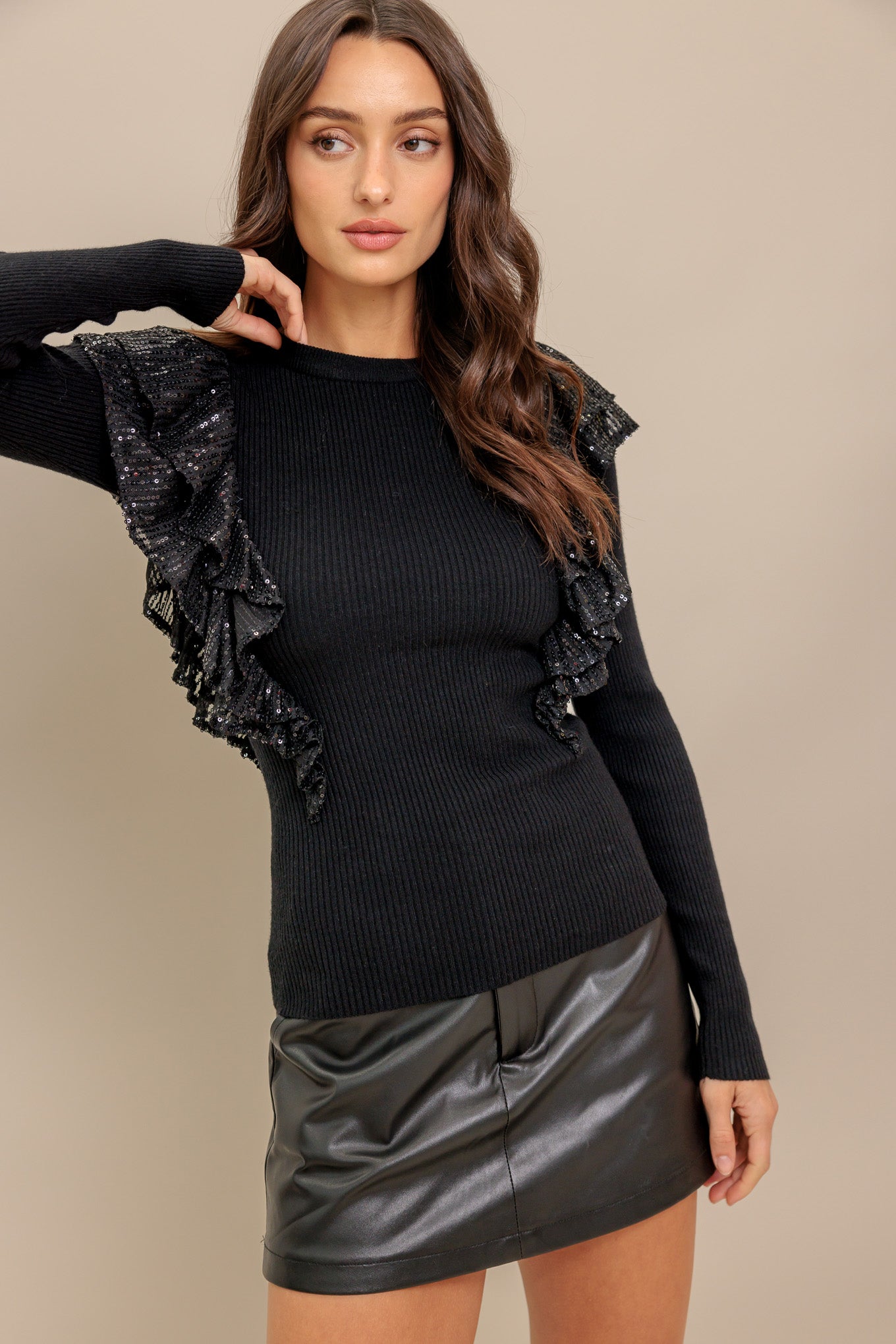 FIGHT THE FEELING SWEATER TOP