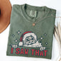 I Saw That, Christmas, Santa, Funny, Winter, Presents Tshirt Comfort Colors T-Shirt